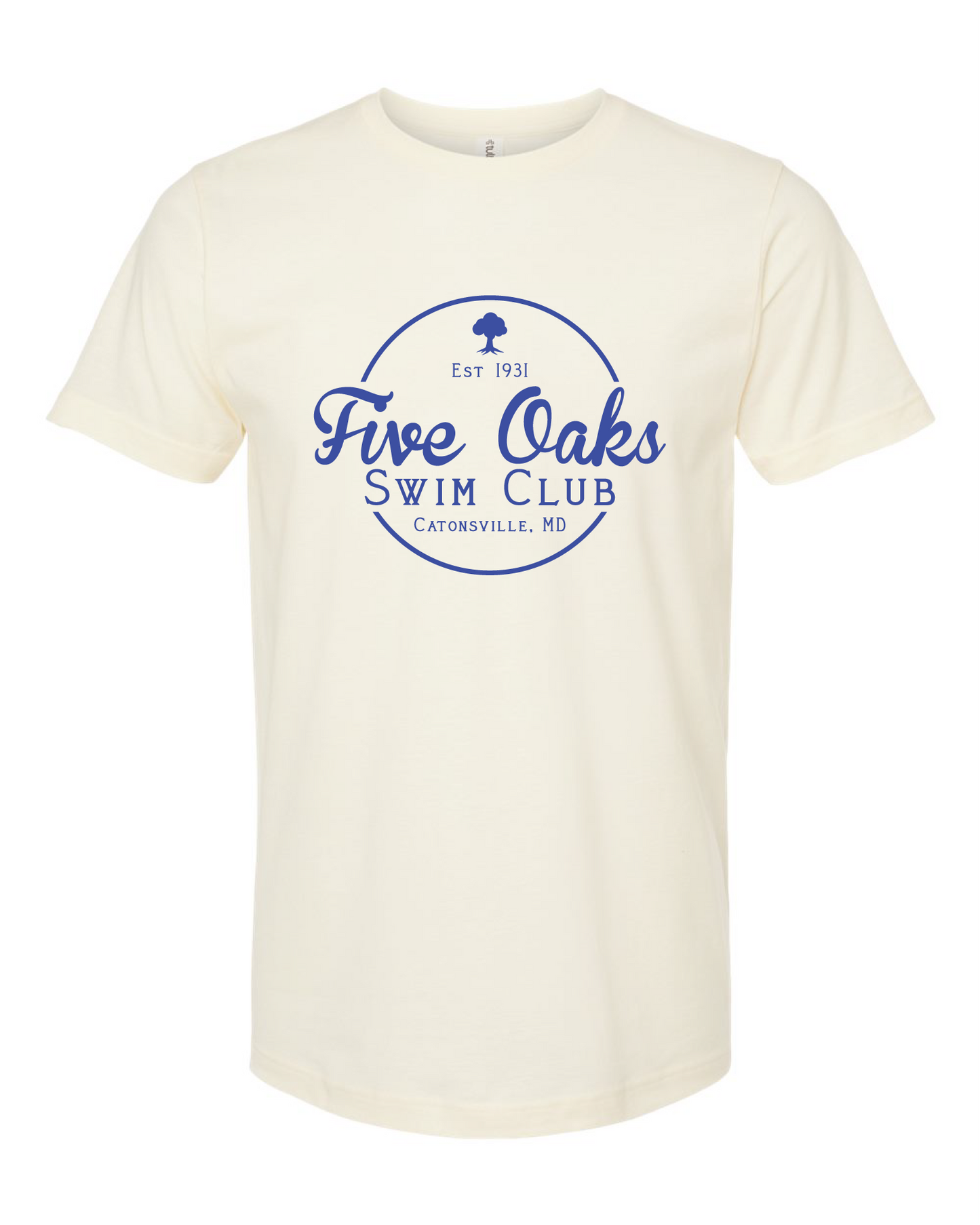 Five Oaks Swim Club Logo  - Natural