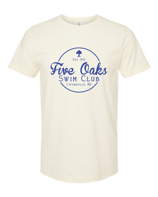 Five Oaks Swim Club Logo  - Natural