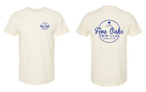 Five Oaks Swim Club Logo  - Natural